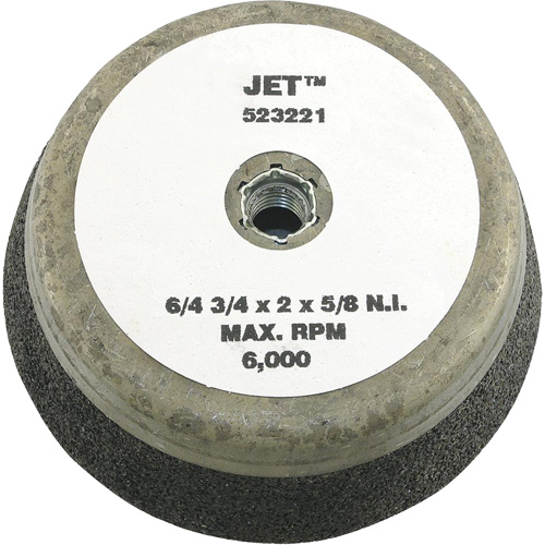 Resin Bond Cup Wheel, 4" x 2", 5/8"-11NC Arbor, Type 11 Sécurité Médic
