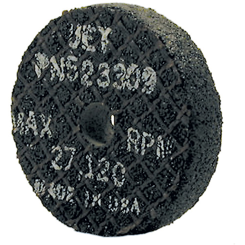 Resin Bonded Straight Wheel for Steel, 2" x 1/2", 3/8" Arbor, Type 1 Sécurité Médic