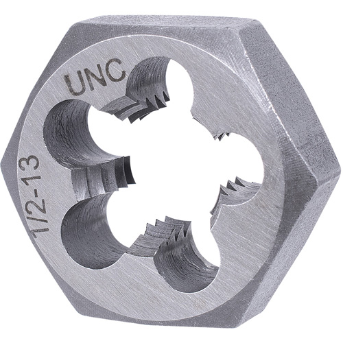 Fraise hexagonale SAE, dia. 1", Filet de 1/2"-13NC, Acier alli&eacute; Sécurité Médic