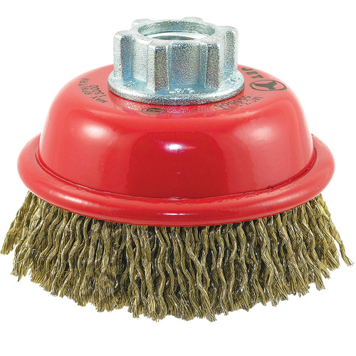MAXI-CRIMPED Premium Crimped Wire Cup Brush Sécurité Médic