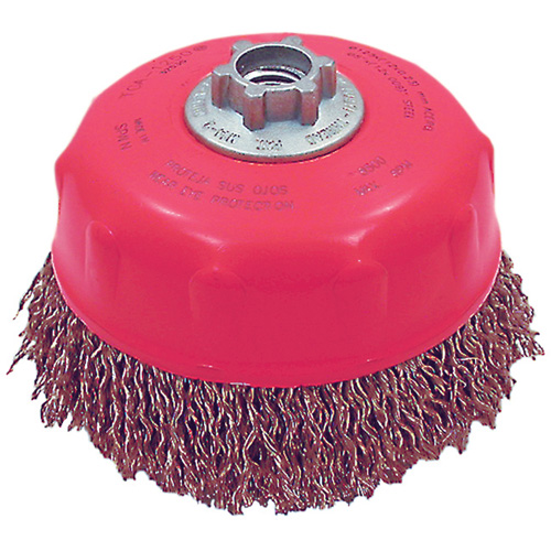 MAXI-CRIMPED Premium Crimped Wire Cup Brush Sécurité Médic