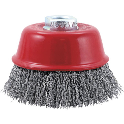 Crimped Cup Brush, 3-1/4", 0.014" Fill Sécurité Médic