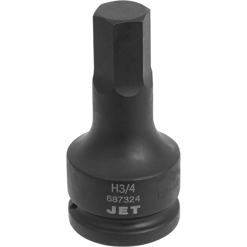 Impact Bit Socket, Hex, 3/4" x 3/4" Drive Sécurité Médic