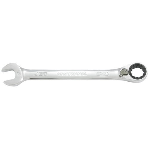 Long Pattern Reversible Ratcheting Combination Wrench, 7/16", Chrome Finish Sécurité Médic