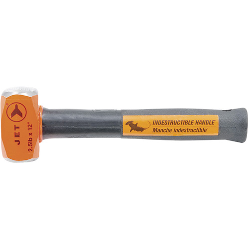 Indestructible Handle Sledge Hammer, 2.5 lbs., 12", Tubular Steel Handle Sécurité Médic