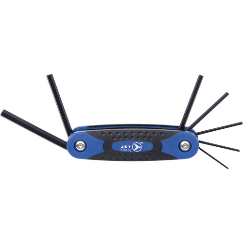 JFHK-7M Folding Hex Key Set, 7 Pcs., Metric Sécurité Médic