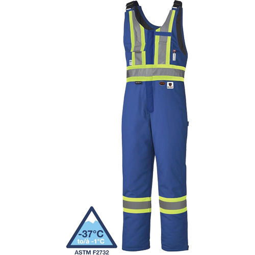 5524A High-Visibility Flame-Resistant Quilted Safety Coveralls, 2X-Large, Royal Blue Sécurité Médic