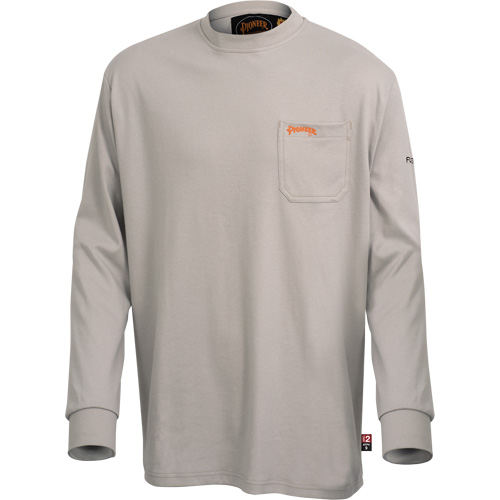 333 Flame-Resistant Long-Sleeved Cotton Shirt, 2X-Large, Grey Sécurité Médic