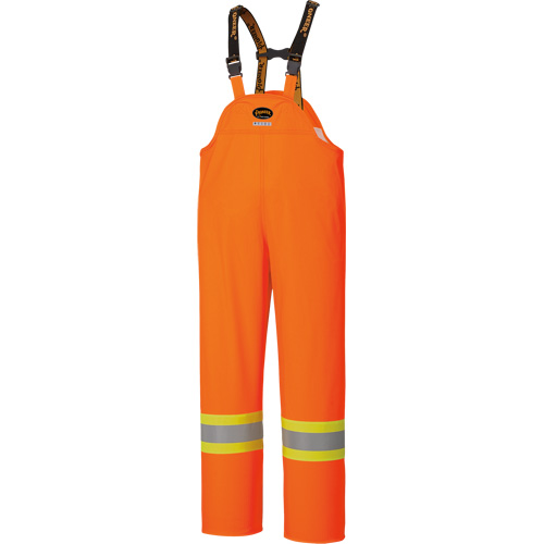 5893 Salopette FR imperm&eacute;able haute visibilit&eacute;, Grand, Orange haute visibilit&eacute; Sécurité Médic