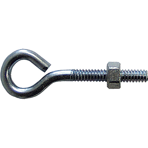 Eye Bolt, 3/8" Dia., 6" L, Zinc Plated Sécurité Médic