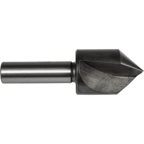 Fraise conique, 1-1/2", Acier rapide, Angle de 82°, 1 cannelures Sécurité Médic