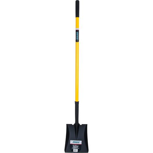 Pelles carr&eacute;es, Fibre de verre, Lame Acier durci, Manche en Droit, Longueur 48" Sécurité Médic