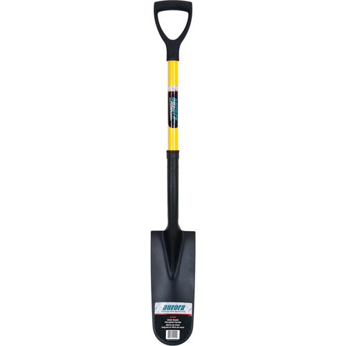 Drain Spade Shovels, Tempered Steel, 16" x 6" Blade, 28-1/2" L, D-Grip Handle Sécurité Médic