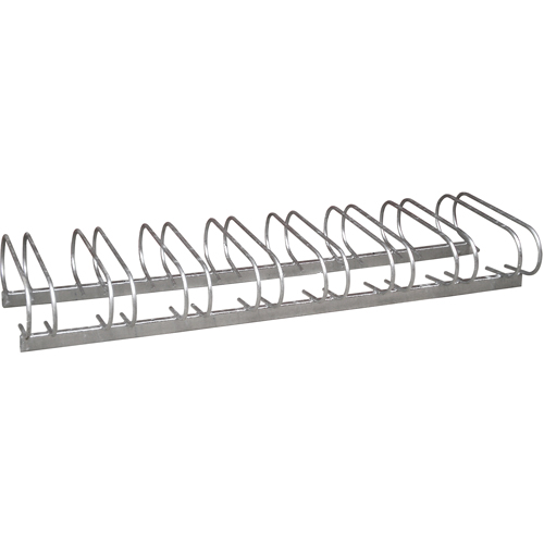 Support pour bicyclettes Style, Acier galvanis&eacute;, 8 bicyclettes Sécurité Médic
