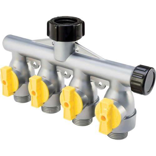 HiFlo Metal 4-Way Hose Valves Sécurité Médic