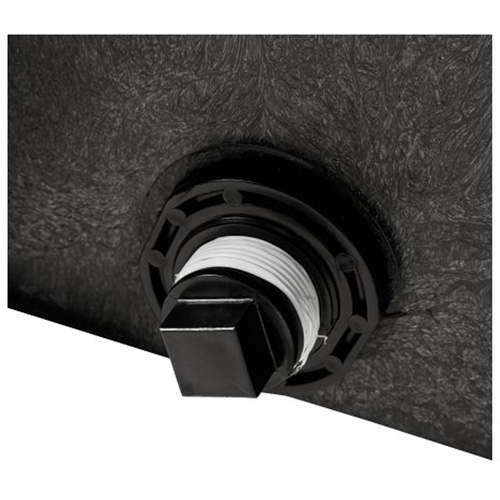 Stock Tank, 39" D x 58" W x 25" H, 1200 lbs. Capacity, Black Sécurité Médic