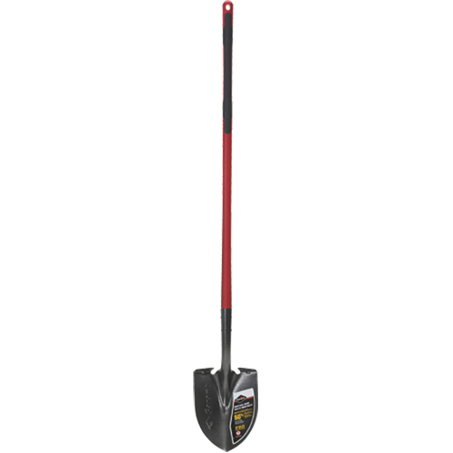 Pro Round Point Shovel, Tempered Steel Blade, Fibreglass, Straight Handle Sécurité Médic
