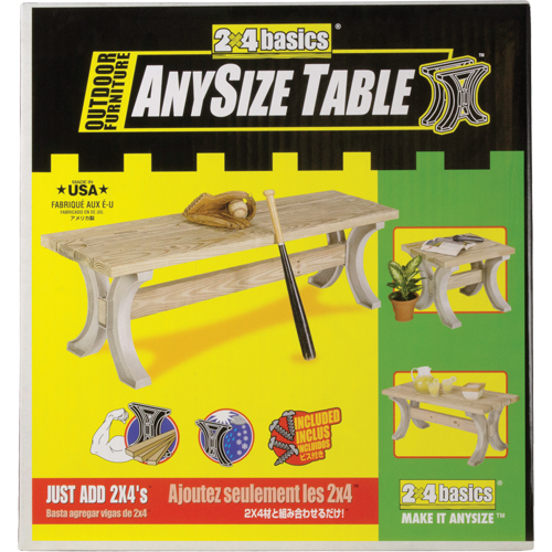Basics&reg; Picnic Table Bench, Plastic, 96" L x 15" W x 17" H, Sand Sécurité Médic