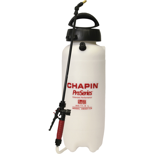 Pulv&eacute;risateur &agrave; main de s&eacute;rie XP Pro, 3 gal., Plastique, Lance de 20" Sécurité Médic