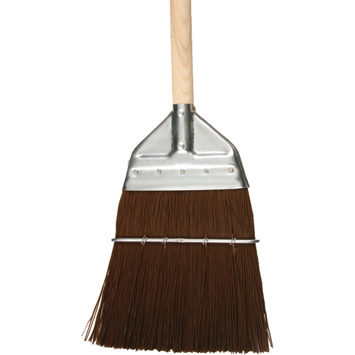 Railway & Track Broom, Wood Handle, Polypropylene Bristles, 56" L Sécurité Médic