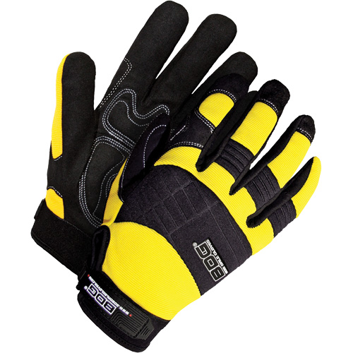 Heavy-Duty Performance Gloves with Padded Palms, Synthetic Palm, Size X-Large Sécurité Médic