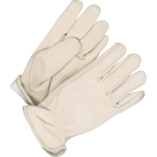 Ladies Insulated Driver Gloves, 8, Grain Cowhide Palm, Fleece Inner Lining Sécurité Médic