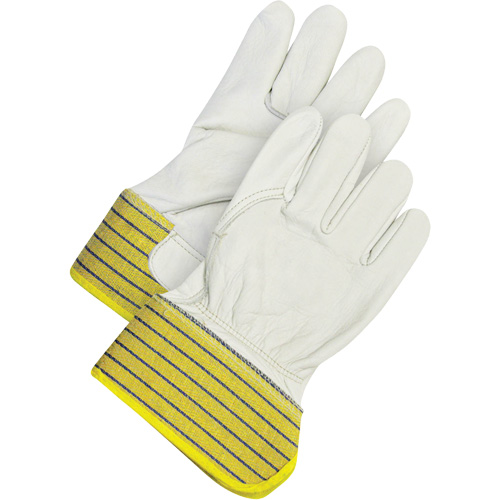 Classic Fitter Gloves, Large, Grain Cowhide Palm, Fleece Inner Lining Sécurité Médic