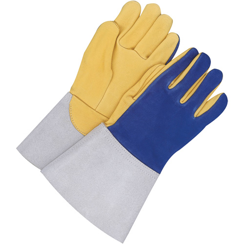 TIG Welder Gloves with 5.5" Cuff, Grain Deerskin, Size 10 Sécurité Médic