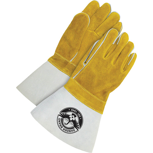 Welder Gloves with 5" Cuff, Split Cowhide, Size One Size Sécurité Médic