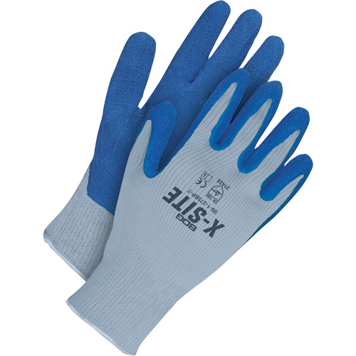 Gants enduits X-Site, 10, R&ecirc;vetement Latex, Enveloppe en Poly-coton Sécurité Médic