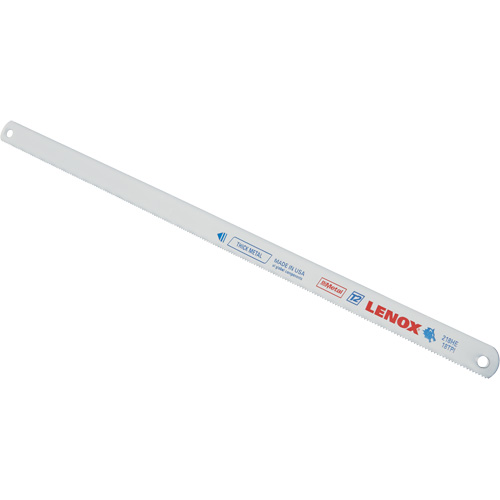 Hacksaw Blades, Bi-Metal, 12" L, 18 TPI Sécurité Médic