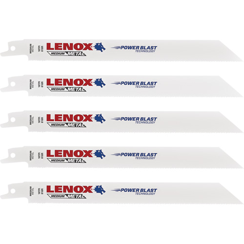 Reciprocating Saw Blade, Bi-Metal, 18 TPI, 8" L x 3/4" W Sécurité Médic