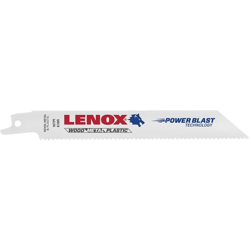 General Purpose Reciprocating Saw Blades, Bi-Metal, 10 TPI, 8" L x 3/4" W Sécurité Médic