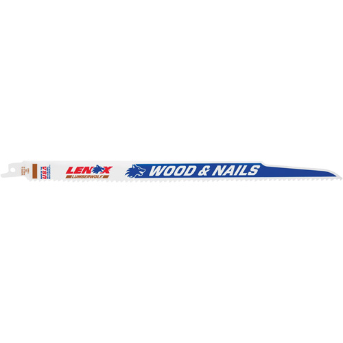 Lame de scie alternative, Bim&eacute;tal, 6 Dents par pouce, 12" lo x 3/4" la Sécurité Médic