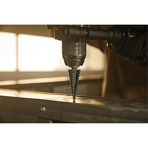 #8 Step Drill Bit, 3/16" - 7/8" , High Speed Steel Sécurité Médic