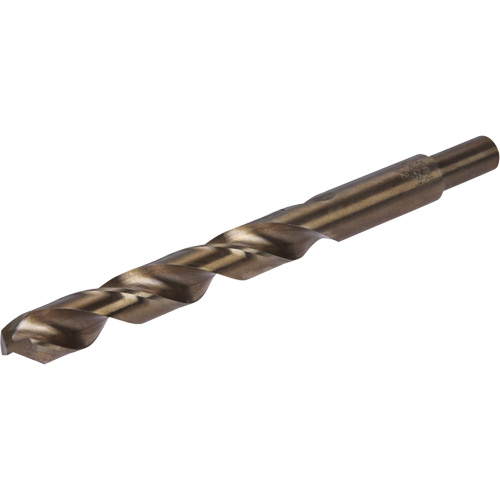 Heavy-Duty Jobber Drill Bit, High Speed Cobalt, 1/2", 6" L, 1-1/2" Flute, 135° Point Angle Sécurité Médic