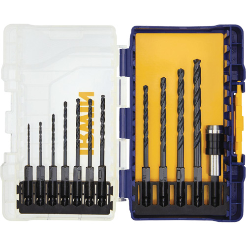 Jobber Length Drill Bit Set, 12 Pieces, High Speed Steel Sécurité Médic
