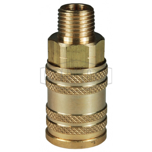 Coupleur pneumatique manuel ARO de s&eacute;rie M, 1/4" Sécurité Médic