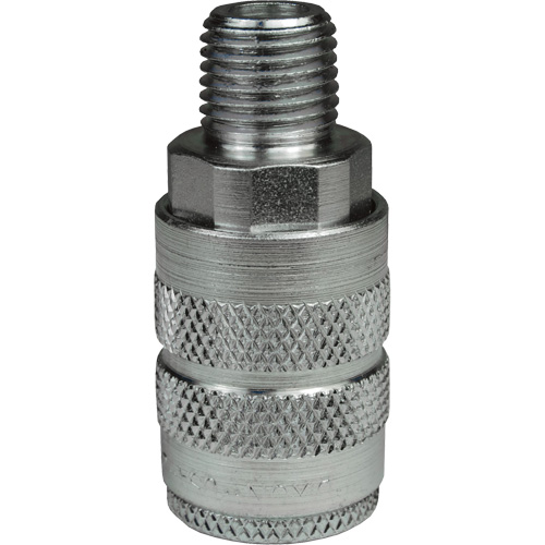 Coupleur de filetage pneumatique m&acirc;le de s&eacute;rie J pour industrie automobile Sécurité Médic