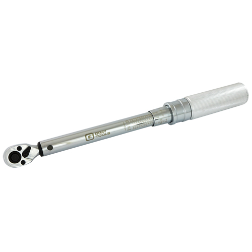 Micro-Adjustable Torque Wrench, Click, 3/8" Square Drive, 30 - 250 in-lbs. Sécurité Médic