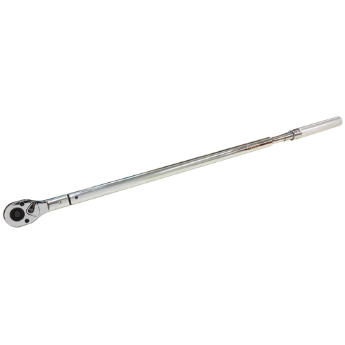 Heavy-Duty Micro-Adjustable Torque Wrench, Click, 3/4" Square Drive, 100 - 600 ft-lbs. Sécurité Médic