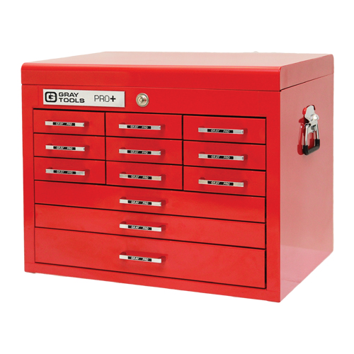 PRO+ Series Top Chest, 26" W, 12 Drawers, Red Sécurité Médic