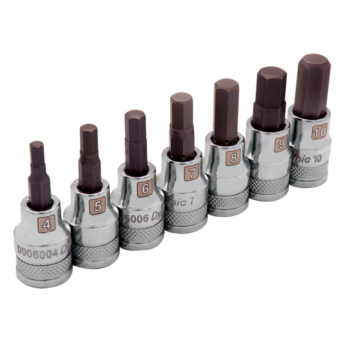 Standard Metric Socket Set, 7 Pcs Sécurité Médic