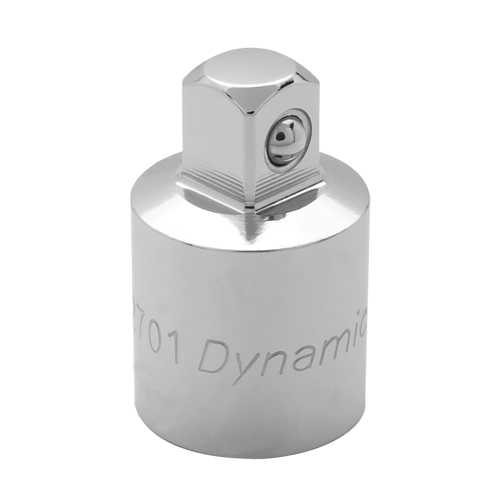 Adaptor Socket, 1/2" Drive, 3/8" Socket, 1.4" L, Ball Sécurité Médic