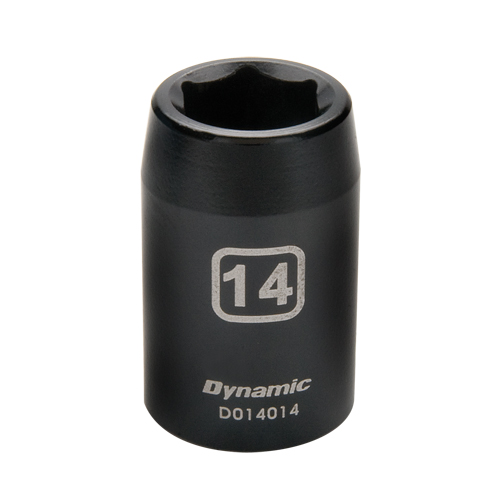 Metric Socket, Impact, 8 mm, 1/2" Drive, 6 Points Sécurité Médic