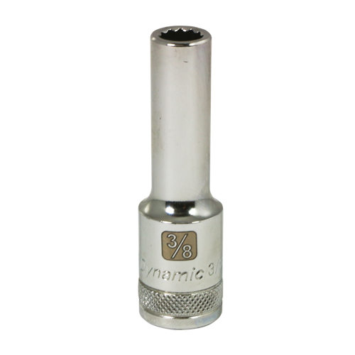 SAE Socket, 3/8", 1/2" Drive, 12 Points, Deep Sécurité Médic