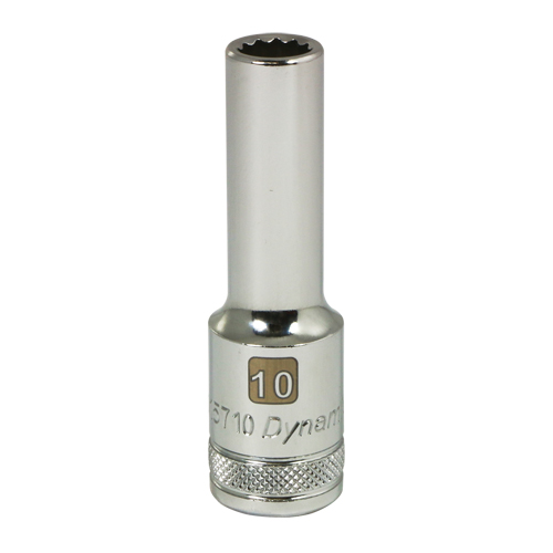 Metric Socket, 10 mm, 1/2" Drive, 12 Points, Deep Sécurité Médic
