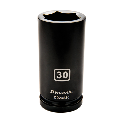 Metric Socket, Impact, 33 mm, 3/4" Drive, 6 Points, Deep Sécurité Médic