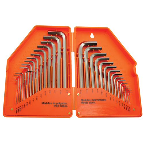 Hex Key Set, 30 Pcs., Metric & Imperial Sécurité Médic