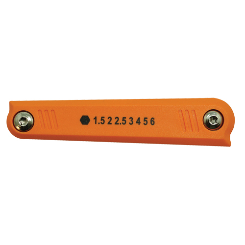 Folding Hex Key Set, 7 Pcs., Torx&reg; Sécurité Médic